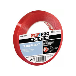 Taśma MONT. TESA PRO Transparent Dwustr. 5m/19mm