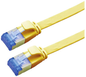 kabel LAN Value 21.99.2131, 1 szt., RJ45, CAT 6a, F/UTP, 1.00 m, żółty
