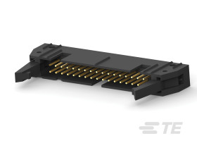 Listwa stykowa PCB 34-pinowe AMP-LATCH raster: 2.54 mm Prosty 2-rzędowe TE Connectivity Otwór przelotowy250 V W osłonie