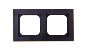 Sonata Ramka Podwójna Czarny Metalik R-2R/33