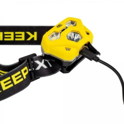 Latarka czołowa LED akumulatorowa IP65 4W SMD LED 150lm 2W SMD LED 200lm 3,7V 1000mAh Li-Po z czuj zbliż LC-1 W-00338