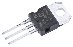 MOSFET N-kanałowy 80 A TO-220 75 V Pojedynczy 300 W 11 miliomów