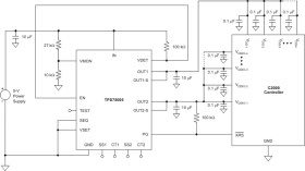 Dual, 500-mA low-dropout regulators & triple voltage rail monitor