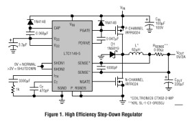High Efficiency Synchronous Step-Down Switching Regulators