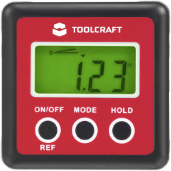 Toolcraft 1662855 Digital Goniometer IP54 360° Angle for Machine Tools