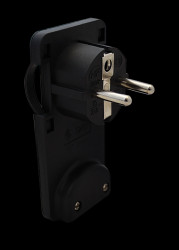 Wtyczka kątowa płaska rozbieralna z uziemieniem 230V