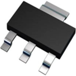 Diodes N channel MOSFET, 60 V, 4.1 A, SOT-223, DMN6068SE-13