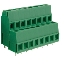 Camblock Plus CTBPDDVG/8 5mm Double Decker Rising Clamp Terminal Block 16p