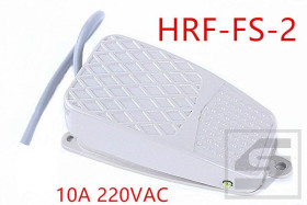 Przełącznik nożny TYPE:HRF-FS-2; 10A/250VAC;z przewodem 20cm