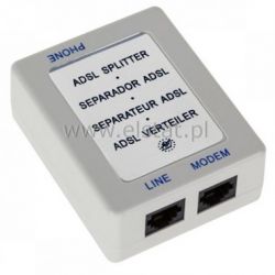 Filtr ADSL do połączeń telefonicznych