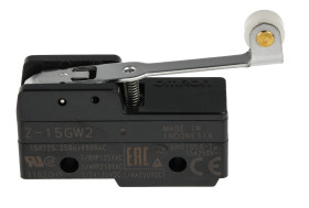 Wyłącznik krańcowy typ Dźwignia z rolką Omron NO/NC Działanie natychmiastowe 15A 500V IP00