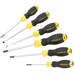 Stanley STHT0-62151 CUSHION GRIP&#x2122; Screwdriver Set, 6 Piece
