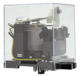 Przekaźnik mocy 220V ac DPDT Omron 5 A 3.9W, Wciskane 671Ω Wciskane