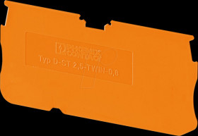 3030512 End cover PT 2.5 QUAT - orange