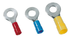 Zacisk oczkowy izolowany średnica wew 1.7mm MECATRACTION