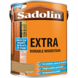 Sadolin 5013002 Extra Durable Woodstain Light Oak 5 litre