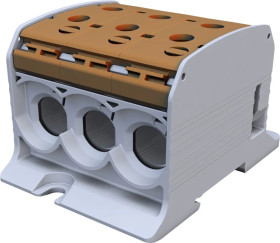 Złączka szynowa gwintowa Al/Cu STB 95-3 (87560) SIMBLOCK brązowy 81103015