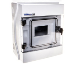 Rozdzielnica hermetyczna modułowa (500V AC ,1000V DC) 1x6 natynkowa IP65 RH-6 36.6