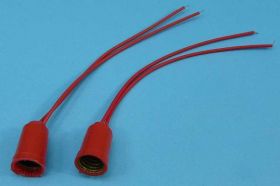 OPRAWKA E-10 RED Z PRZEWODAMI 12cm