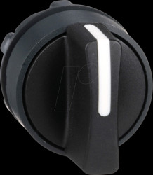 ZB5AD3 Selector switch Ø 22, 3 positions, L+M+R latching, black