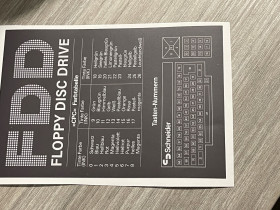 Schneider 64k CPC664 Colour Keyboard &amp;amp; color layout sticker GERMAN