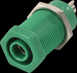 R941922600 Banana socket, 4 mm, solder connection, green
