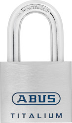 Kłódka bezpieczeństwa średnica szekli: 11mm ABUS z kluczem W budynkach, na zewnątrz Tytan Srebrny