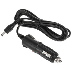 Wtyk zapalniczki sam. z kablem 1,5m z wtykiem DC 2,1/5,5