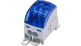 Blok Rozdzielczy - Uniwersalny Al/Cu Sub 160 (82040) Simblock Niebieski 81653003