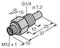 Turck 6870304 Czujnik zanurzeniowy FCS-G1/4A4-NA-H1141, 1 szt.