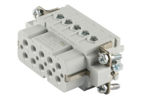 Wkładka złącza zasilania 10-pinowe Amphenol Industrial 16A 250 V Żeński