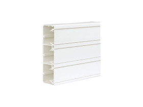 SIMON CONNECT Kanał 3-komorowy Cabloplus PVC 185x55mm dł. 2 mb czysta biel TK12143/9 KONTAKT SIMON