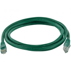 Patchcord UTP kat.6 kabel sieciowy LAN 2x RJ45 linka zielony 10m