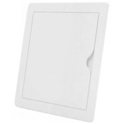 Drzwiczki rewizyjne 25x30 plastikowe białe 250x300mm, bez zamka ABS airRoxy 02-807a