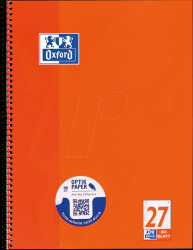 100050360 A4+ lined notepad with right/left border, with holes