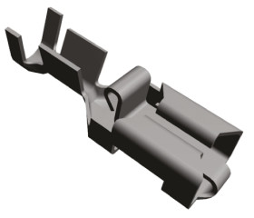 Konektor płaski Żeński 6.35 x 0.8mm długość 22.3mm Izolacja: Nieizolowane Cyna