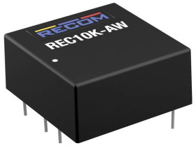 RECOM REC10K-2415DAW/H2 Przetwornica DC/DC, do PCB 24 V 15 V 0.333 A 10 W Ilość wyjść: 2 x Content 1 szt.