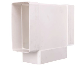 Trójnik płaski 110x54mm biały 082