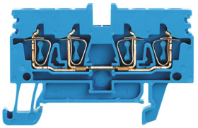Blok zacisków przelotowych Weidmuller poziomy: PojedynczyZacisk Z raster: 5.1mm 24A 800 V