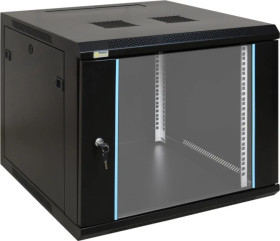 Szafa wisząca RW966 9U 19 czarna spawana 600x503x600mm 70kg