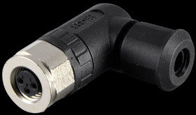 42-00026 SAL M8 x 1, 3-pin, socket, angled