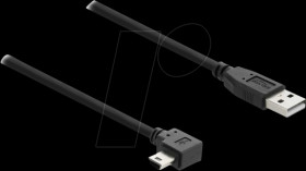 81652 USB 2.0 Cable Type-A male to Type Mini-B male right angled 2 m