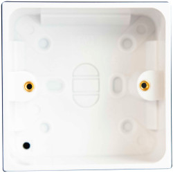 Dencon 8901NB Pattress Box with Earth 1-Gang 45mm