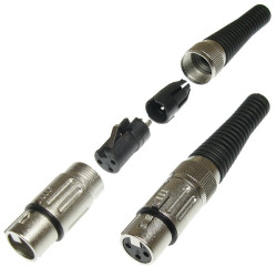 Gniazdo mikrof. 3 pin z odg.Q-li