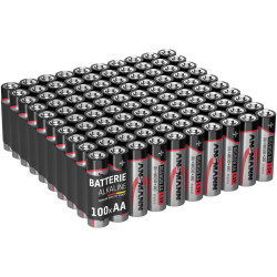 Ansmann 1522-0043 Red Line AA Batteries 100 pcs Long-Lasting 1.5V