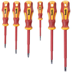 kwb 140870 Screwdriver Set 6 pcs VDE chromium-vanadium non-slip handle