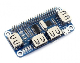 4 Port USB HUB pHAT for Raspberry Pi Zero