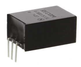 Regulator przełączający, 4.95W, Uwe 4.75 → 18V dc, Uwy 3.3V dc, Iwy 1.5A, Recom, R-78B-1.5