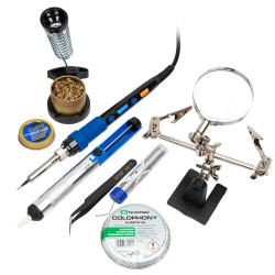 Zestaw do lutowania z lutownicą Yihua 928D 100W + akcesoria