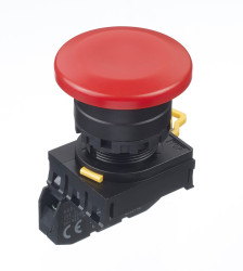 Kompletny układ przycisku SPST średnica wycięcia 22mm, montaż panelowy Idec